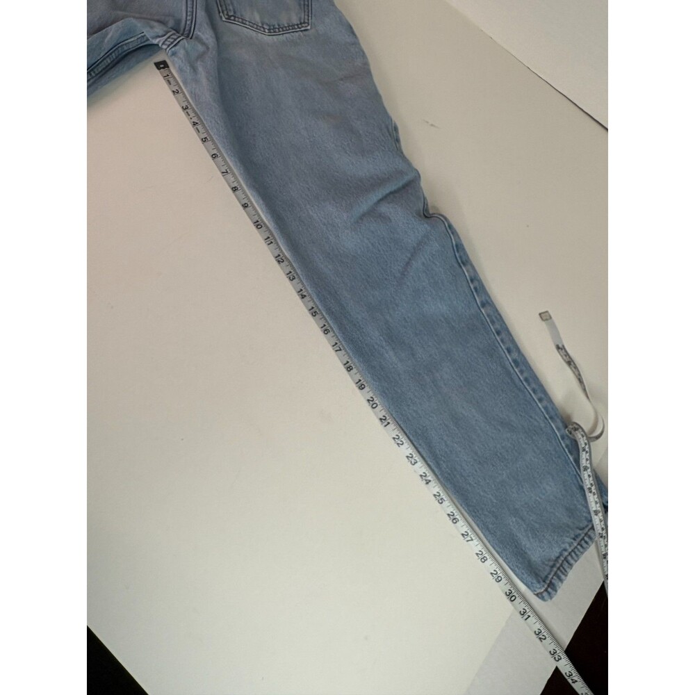 Vintage Levi's 550 Jeans 30X32 Orange Tab Relaxed Fit Tapered Leg USA Light Blue - Picture 9 of 10